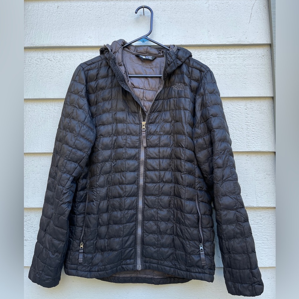 North Face Thermoball Lightweight Puffer Jacket w/Hood Boy’s XL (18/20) Black